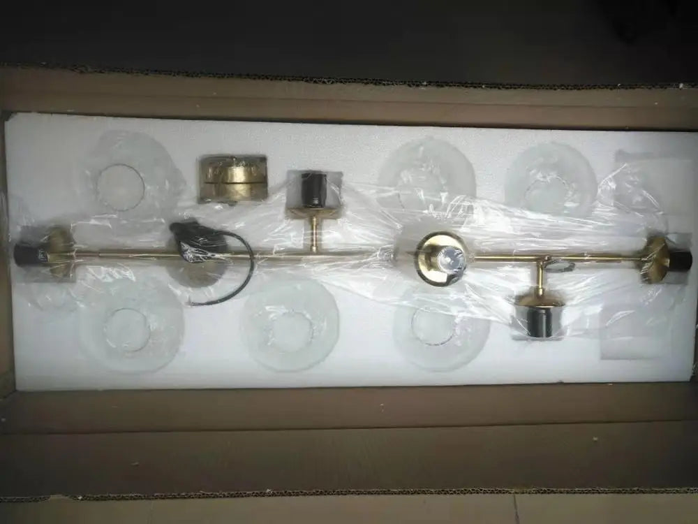 ديكوربايتس™ مصابيح معلقة على شكل كرة زجاجية وقضيب معدني