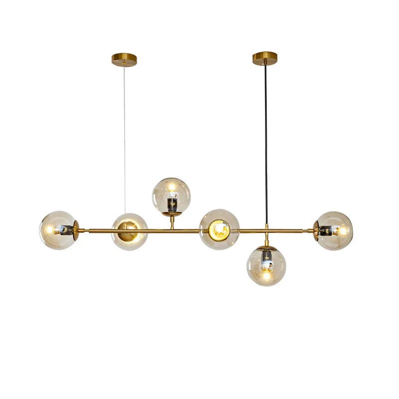 DecorBites™ Glass Pendant Lights: Modern Nordic Minimalist Hanging Lamp for Living Room, Bedroom, Restaurant