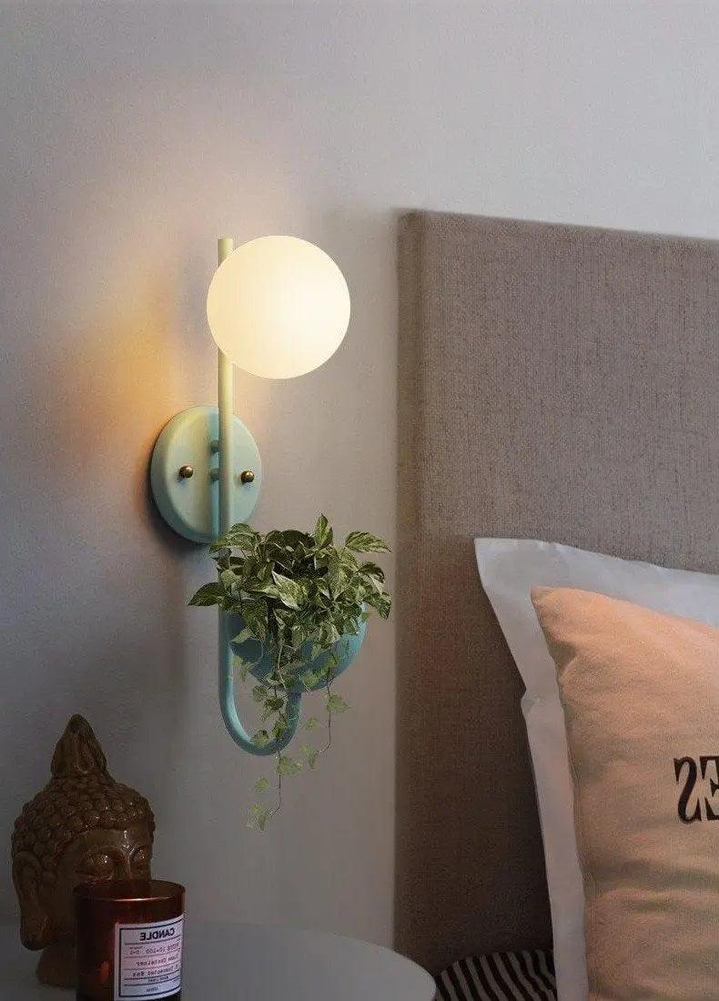 Kelda - Nordic Planter Light Sconce