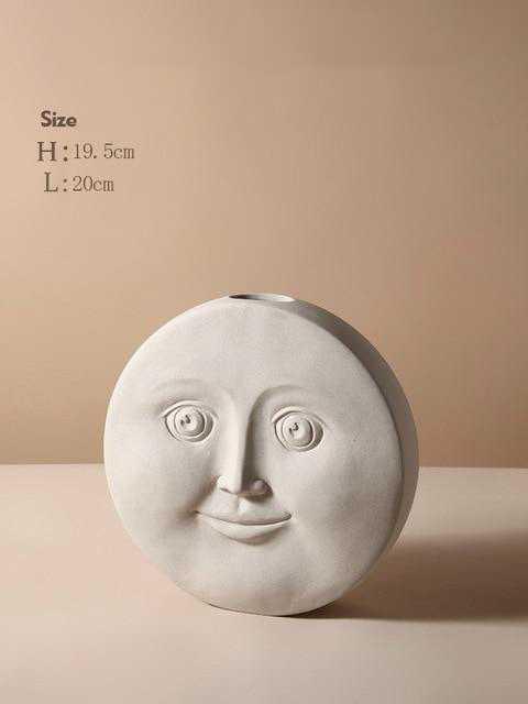 Linnea - Nordic Ceramic Face Vase