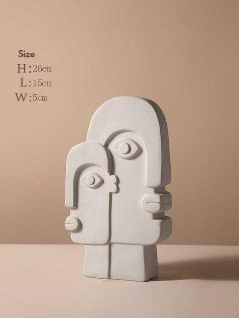 Linnea - Nordic Ceramic Face Vase