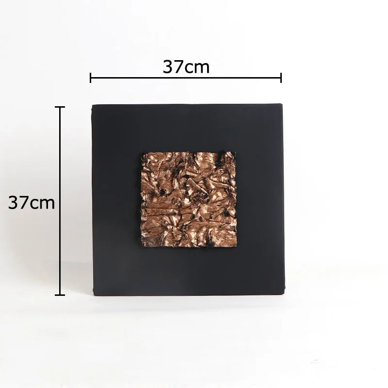 DecorBites™ Adornos colgantes de tela dorada para pared, decoración moderna para el hogar