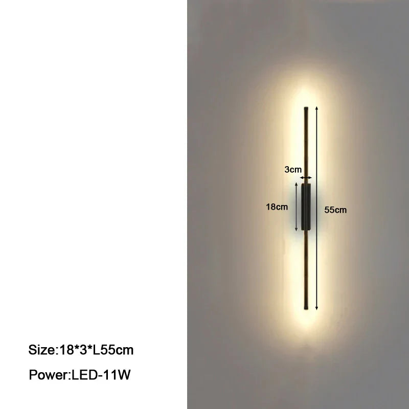 Aplique de pared LED lineal DecorBites™ para iluminación de fondo de sofá