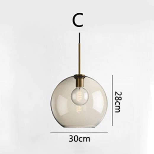 DecorBites™ Glass Chandelier: Nordic Minimalist, Net Red Design for Restaurant, Bar, Cafe, Clothing Store.