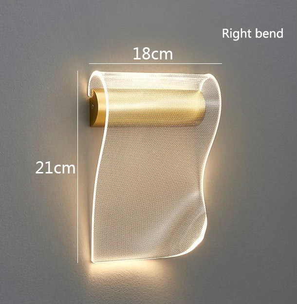 DecorBites™ Heavenly Book LED Wall Lamp - Modern Acrylic Design for Living Room and Bedroom