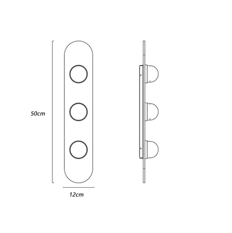 DecorBites™ Glass Wall Lamp for Home Bedroom Staircase Decor