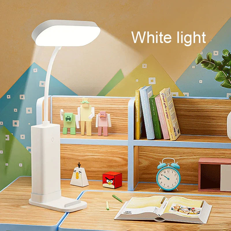 DecorBites™ Dimmable LED Desk Lamp | Rechargeable Touch Night Light | Eye-Care Foldable Table Lamp