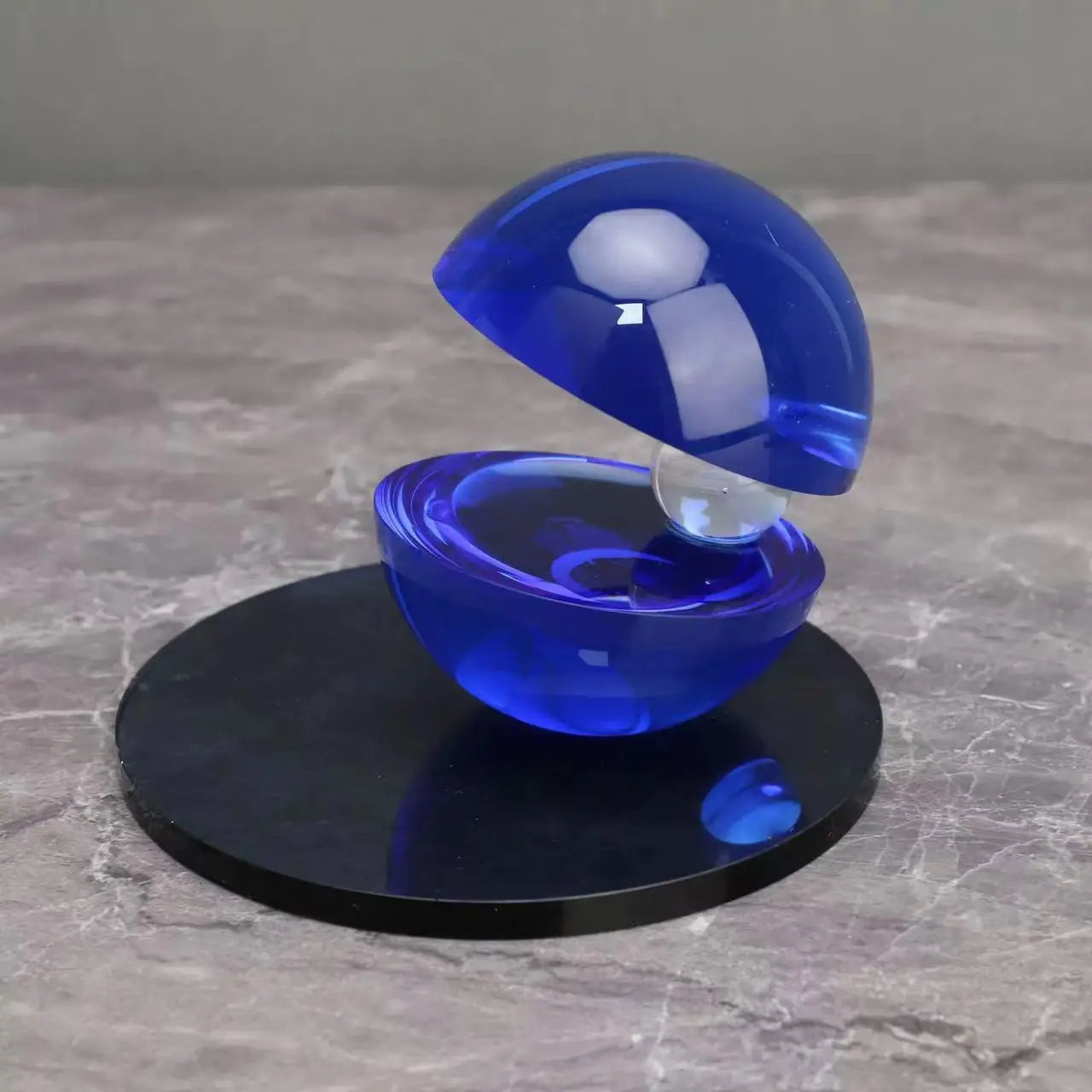 DecorBites™ Crystal Glass Abstract Home Decor Semi-circle Ornaments