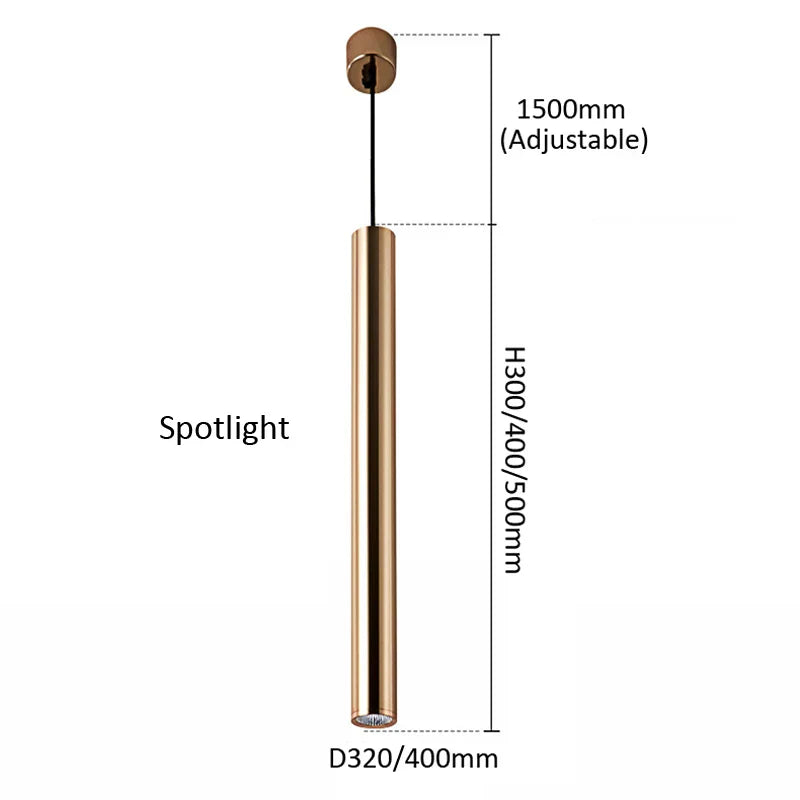 Lámpara colgante LED dorada DecorBites™ - Decoración de estilo europeo para el hogar y restaurantes