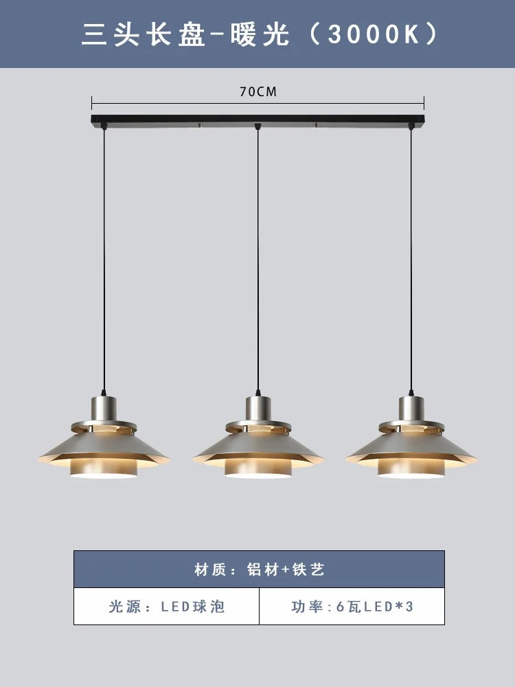 DecorBites™ Industrial Retro LED Bedside Pendant Lights for Bedroom, Kitchen, Dining Room