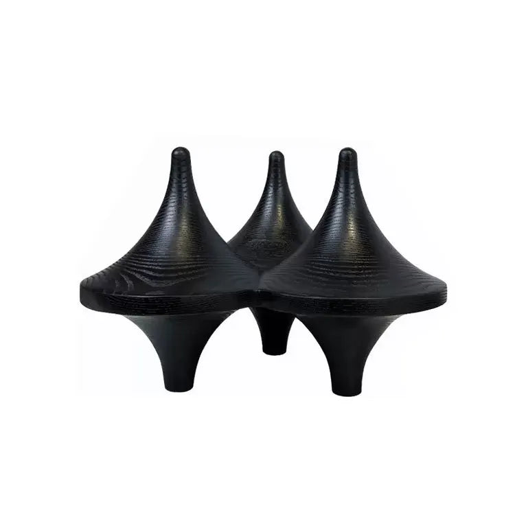 Adorno decorativo de resina DecorBites™: Giroscopio geométrico, triángulo y cono.