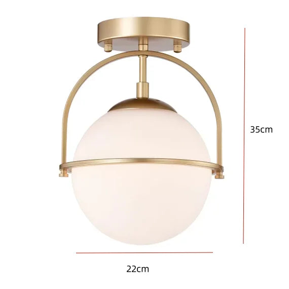 DecorBites™ Glass Ball Suspension Ceiling Light for Living Room
