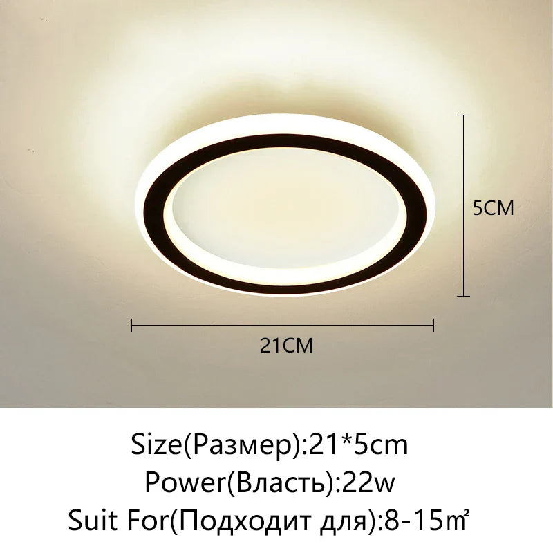 DecorBites™ LED Surface Mounted Aisle Ceiling Lights for Home Lighting