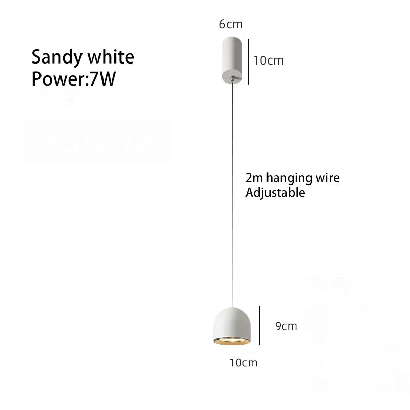 DecorBites™ COB Pendant Light: Elegant Chandelier for Dining Room and Bar Décor