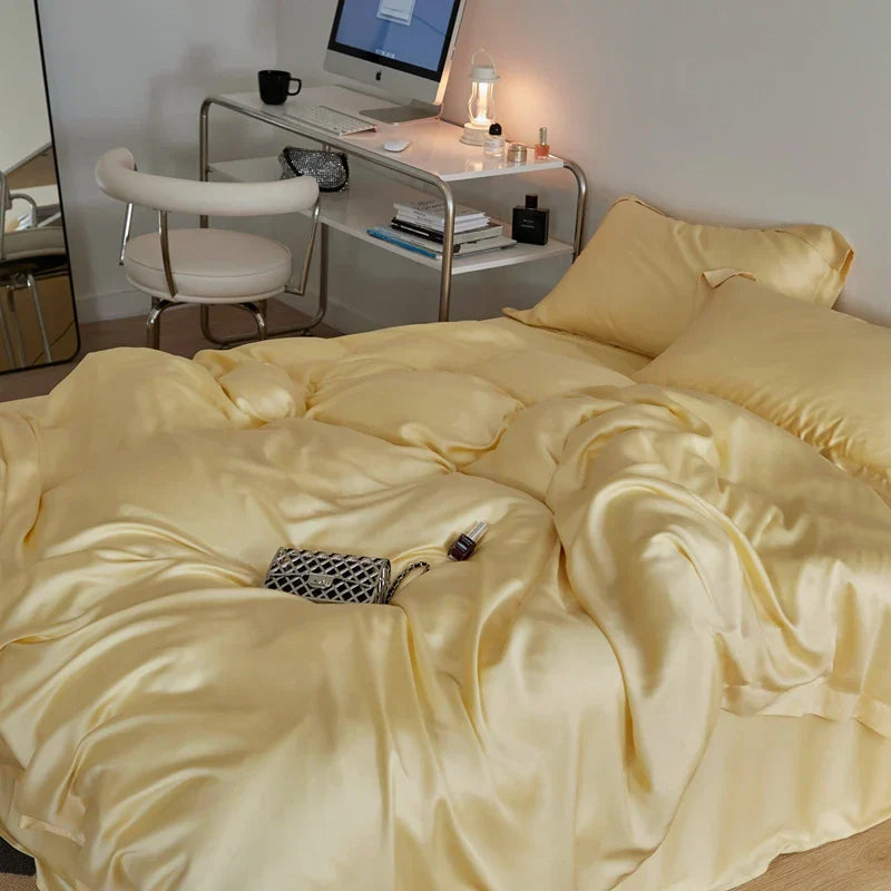 DecorBites™ Eucalyptus Lyocell Luxury Bedding Set with Cooling Properties