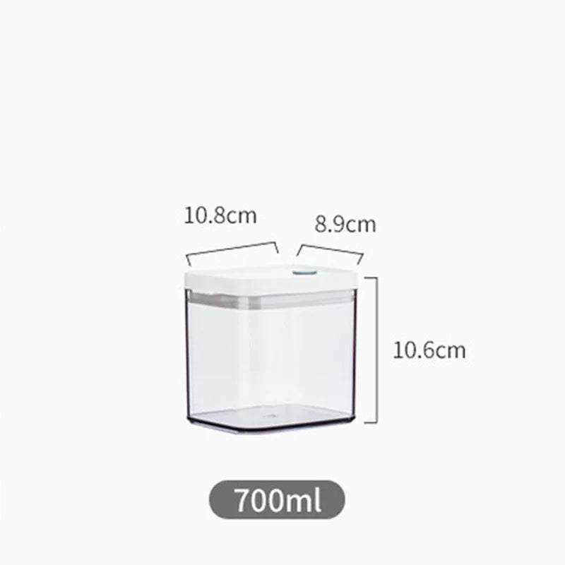 DecorBites™ Bulk Hermetic Food Storage Container Plastic Organizer