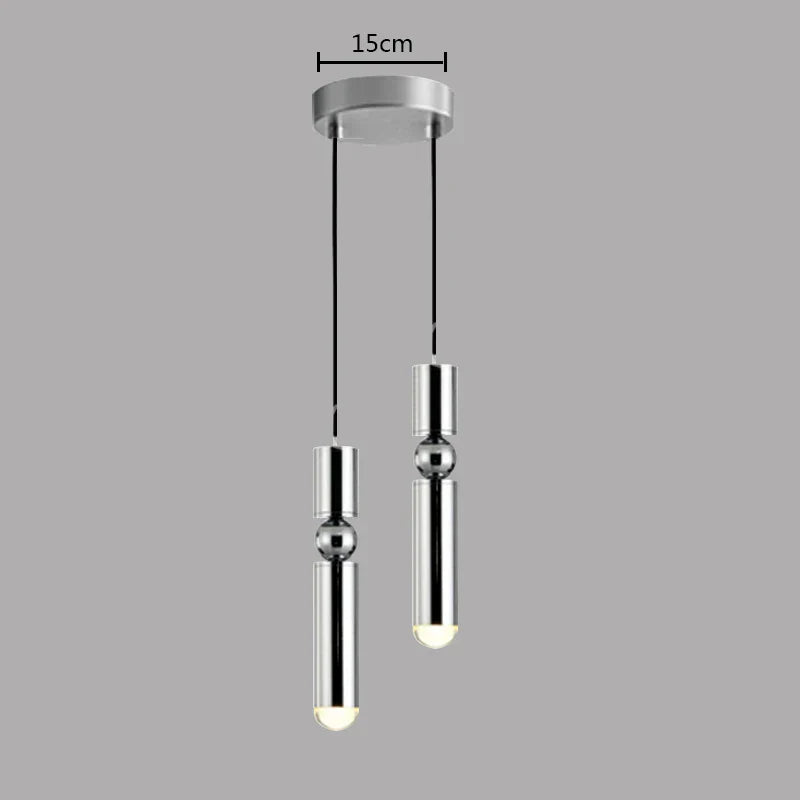 DecorBites™ Brass Pendant Light - Modern Minimalist Nordic Bar Small LED Hang Lamp