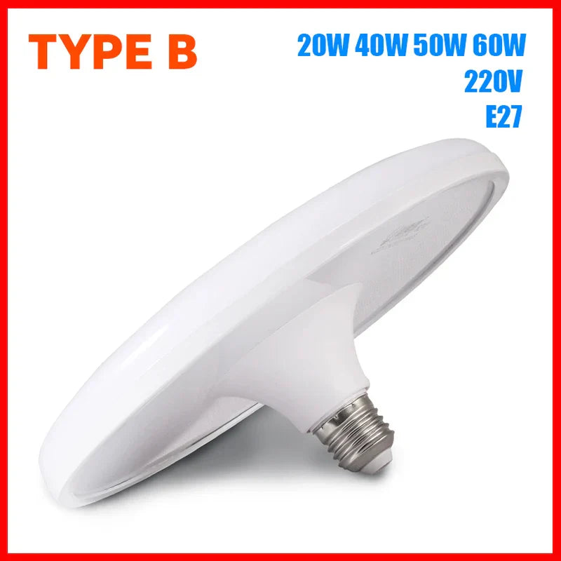 DecorBites™ LED Ceiling Lamp E27 Round Shape Super Bright Indoor Lighting Bulb