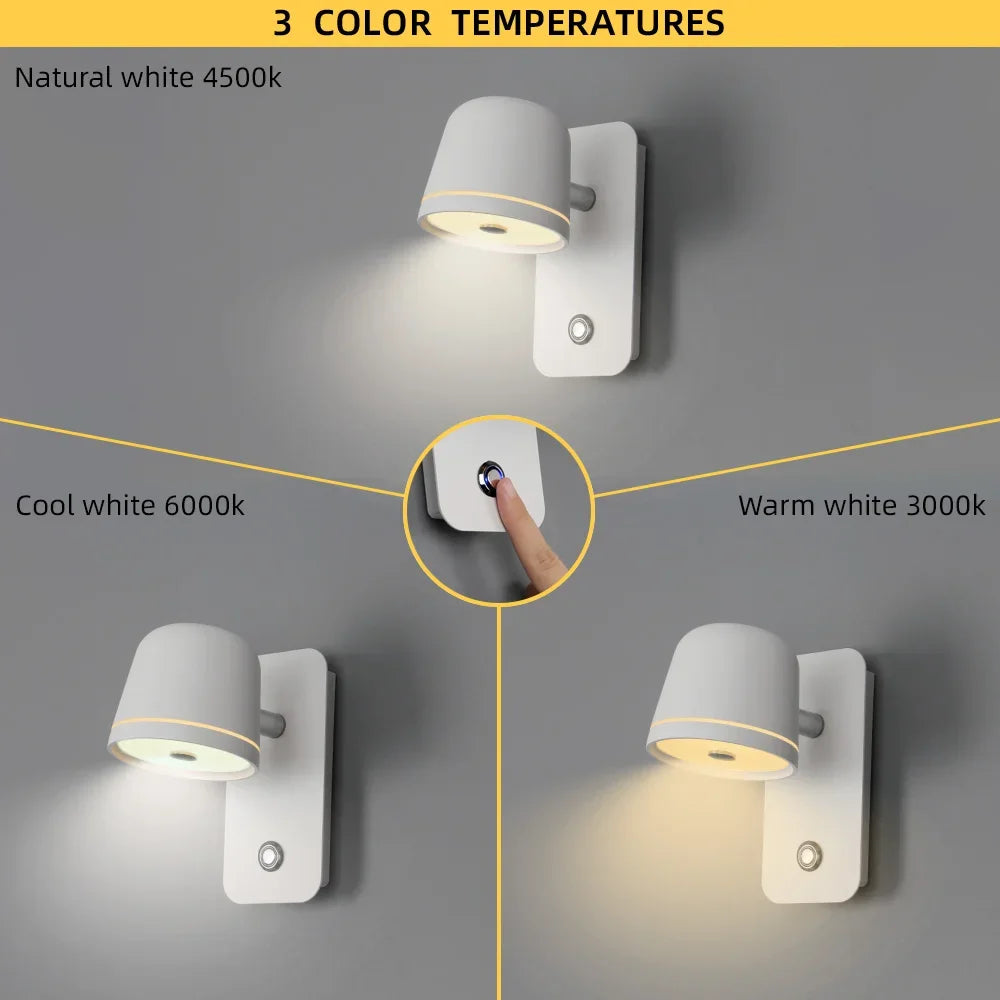 Runar - LED Dimmable Wall Lamp with Switch