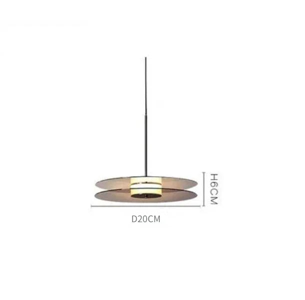Modern Scandinavian White Glass Bedside Pendant Light