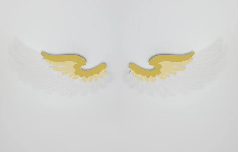 مصباح حائط LED RGB من DecorBites™ Angel Wings لغرفة المعيشة وغرفة النوم والمطعم والبار