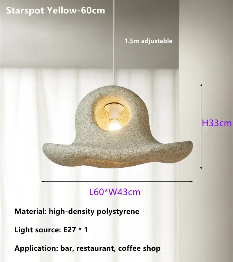 DecorBites™ Island LED Chandelier for Coffee Shop, Bar, Bedroom - Wabi Sabi Personality Indoor Decor