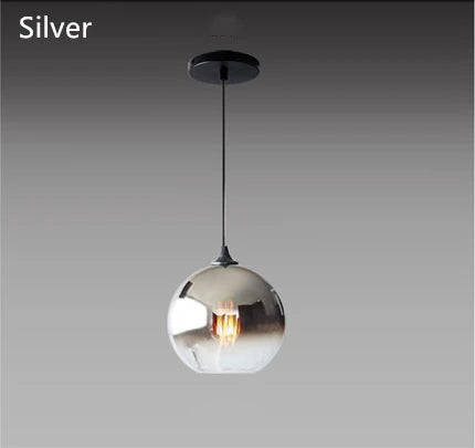 Decorbites™ Farbverlauf-Glas-Kugelleuchter: Nordisch postmodernes Luxus für Schlafzimmer, Restaurant und Bar