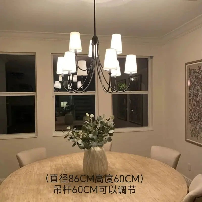 DecorBites™ Double Layered Minimalist Wrought Iron Pendant Light