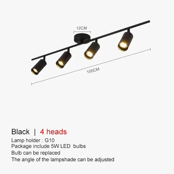 DecorBites™ مصباح سقف LED قابل للتعديل لإضاءة خلفية غرفة الطعام والمطبخ وغرفة النوم