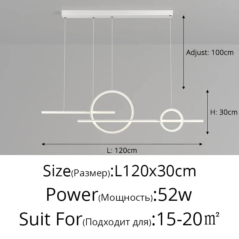 DecorBites™ LED Pendant Light for Home Decor - Indoor Island Dining Bar Kitchen Lamp