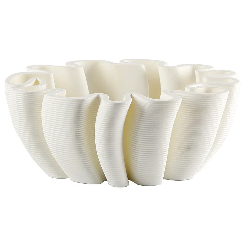 Bandeja para fruta DecorBites™ con rayas geométricas para decoración y almacenamiento del hogar