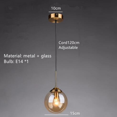 Eira - Glass bubble chandelier Kitchen Island light