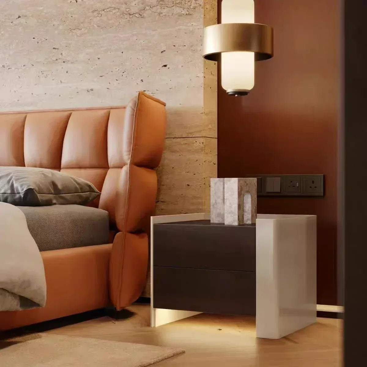 DecorBites™ Glass Brass Pendant Light - Medieval Style LED Chandelier for Dining, Kitchen, Bedrooms