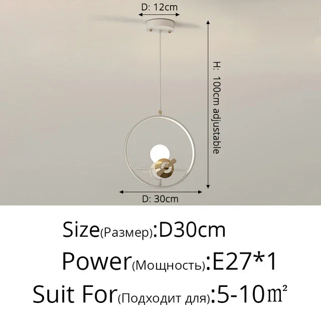 DecorBites™ Helicopter Chandeliers for Children's Room and Bedroom Lighting