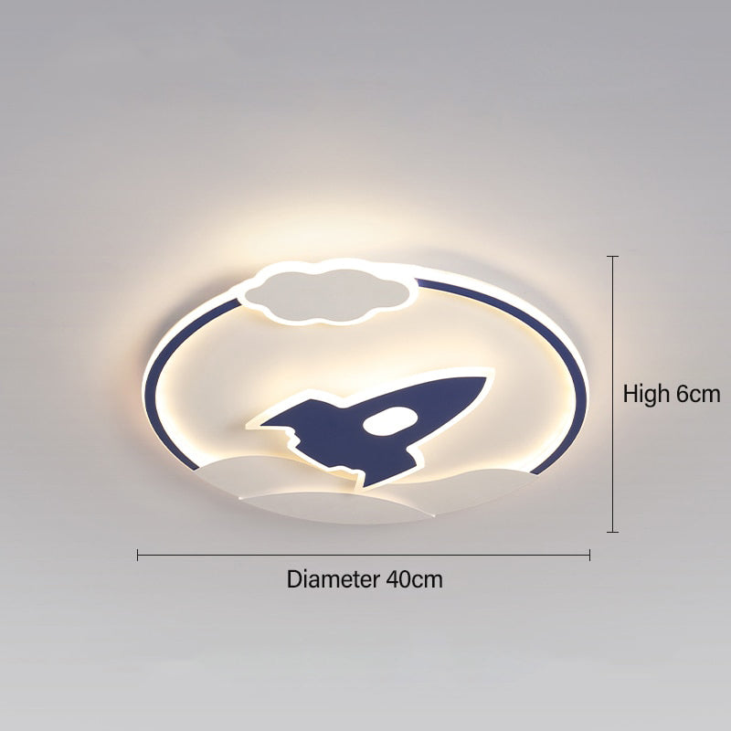 Alpo - Space Flush Mount Light Childrens Lighting