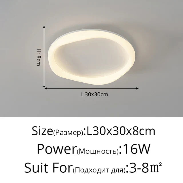 DecorBites™ Cloud Ceiling Light: Simple Modern Intelligent Nordic Design for Bedroom and Living Room