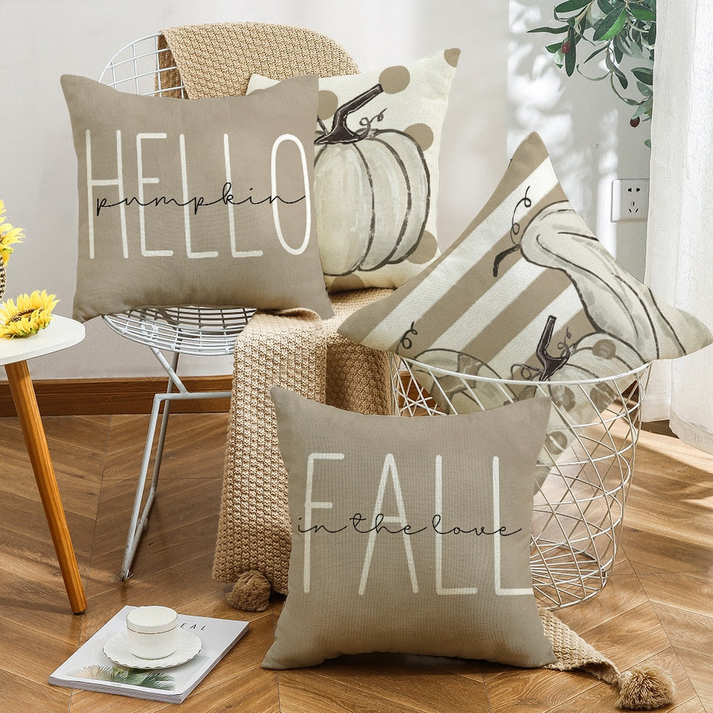 Jorunn - Pumpkin Pillowcases Fall Decor Sale Bedroom Decor Fall Home Decor Fall Decor 2023