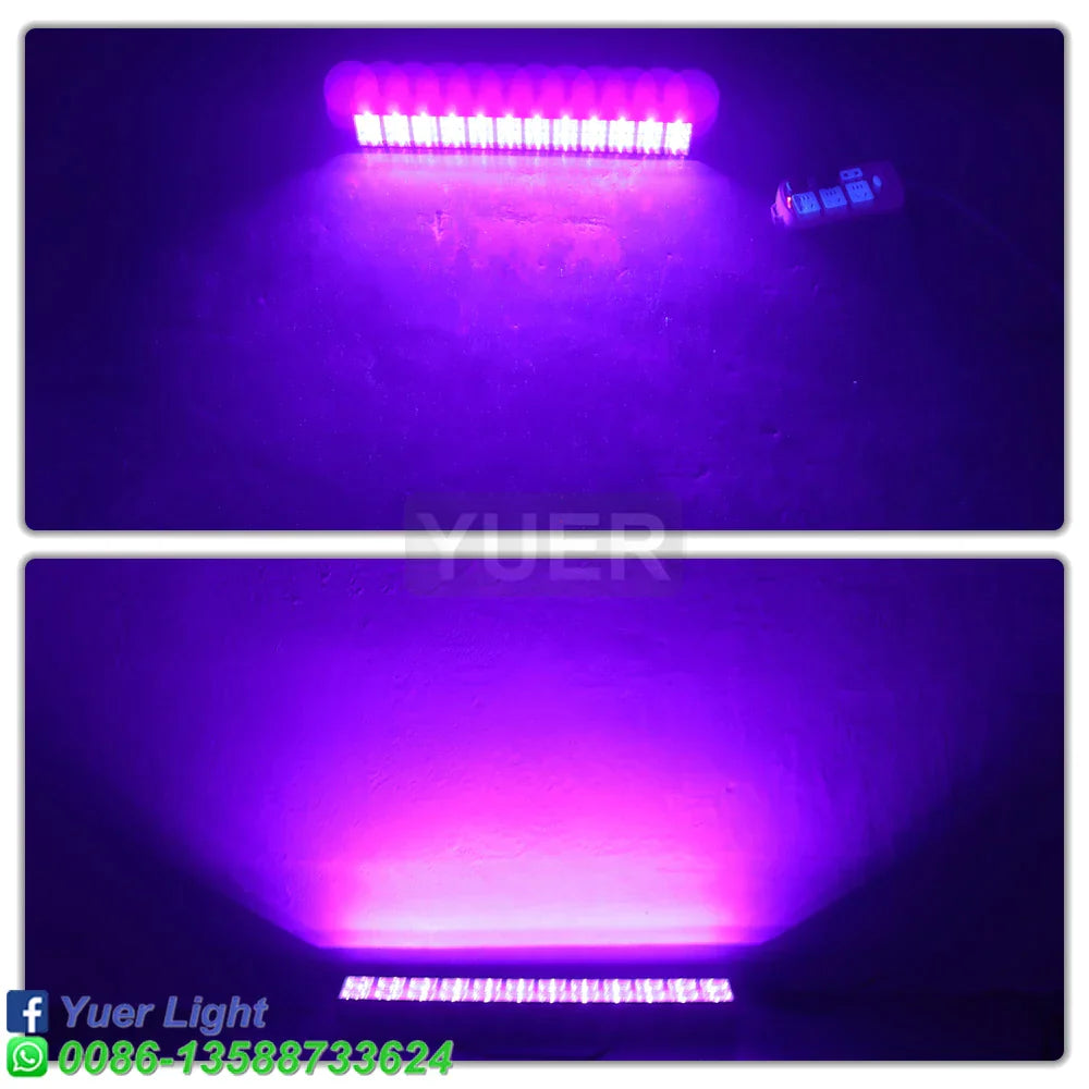Decorbites™ Doppeltreihige UV-Leuchtleiste LED-Bühnenlichteffekt DJ-Disco-UV-Beleuchtung