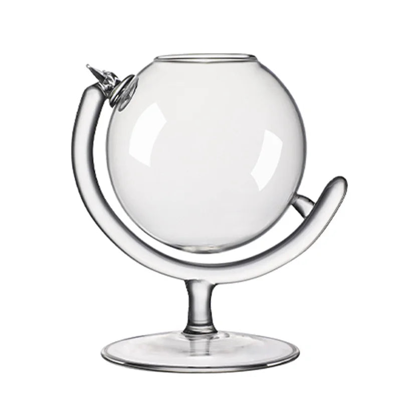 DecorBites™ Globe Bubble Martini Glass Cup: Premium Quality Transparent Drinkware