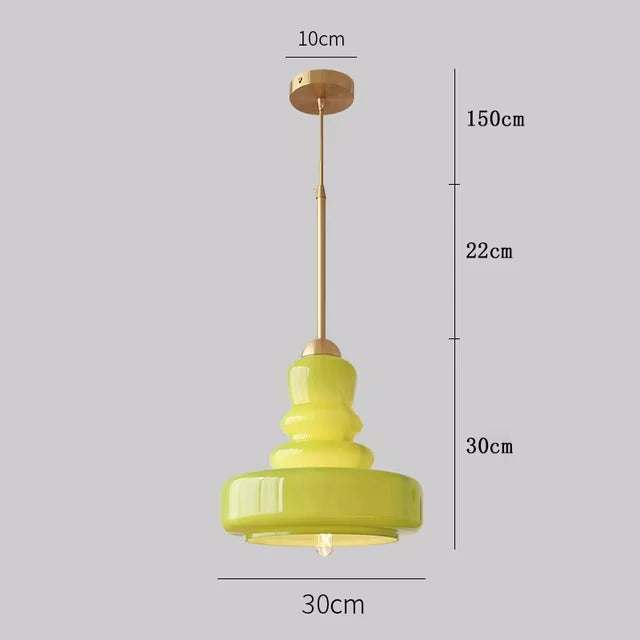 DecorBites™ Glass Pendant Lights Ceiling Suspension for Kitchen Island Bedroom Living Dining Room