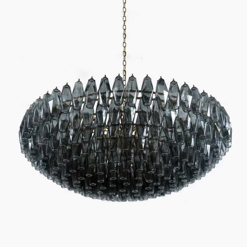 Decorbites™ Bunter Grauer Glas-Lüster-Beleuchtung: Moderner Luxus für Esszimmer, Villa, großes Zuhause