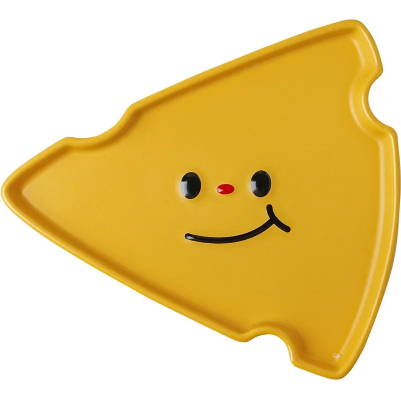 DecorBites™ Cloud Tulip Cartoon Dog Bear Ceramic Dessert Plate Cute Tableware