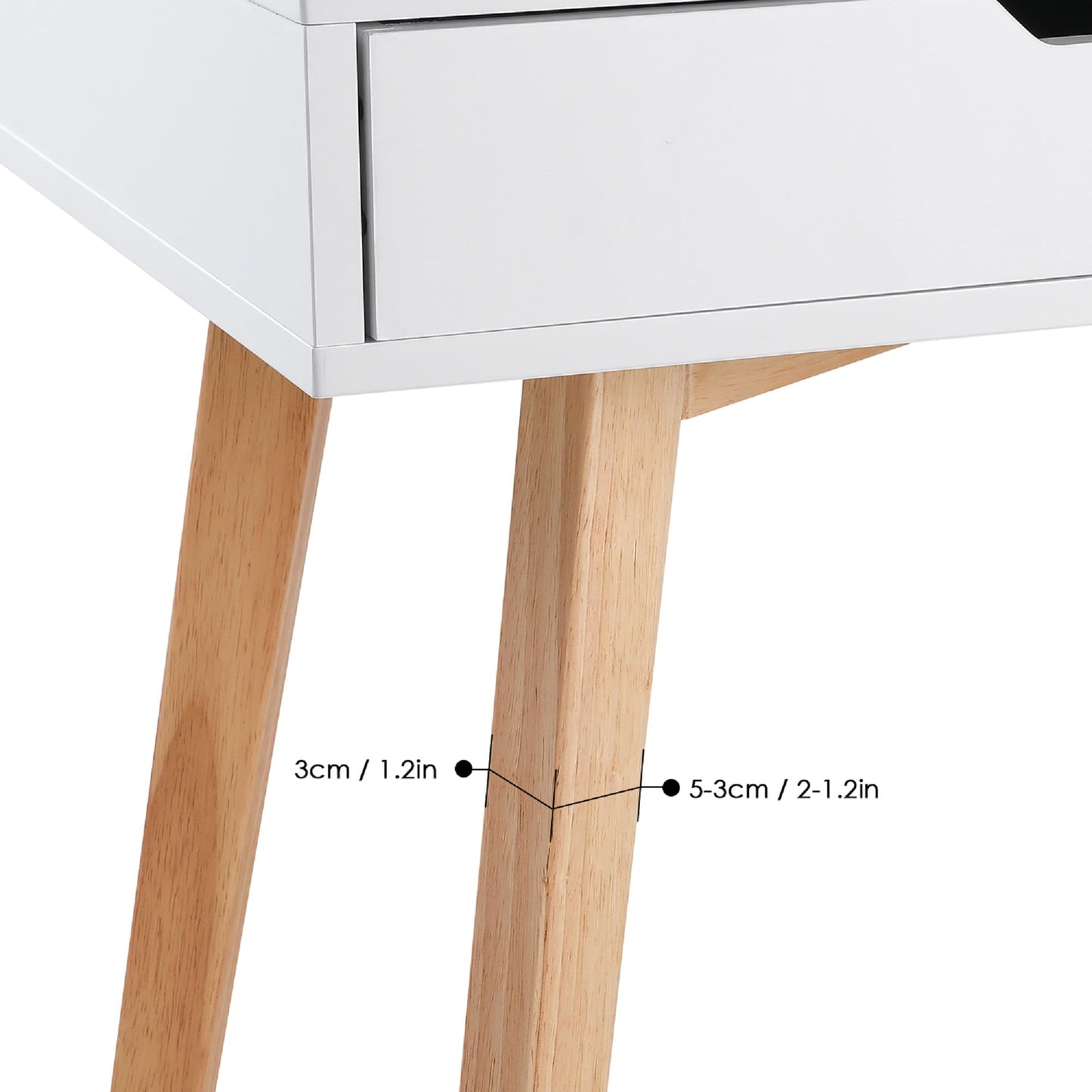 Bjarne - Writing Computer Desk Simple Study Table Makeup Vanity Table