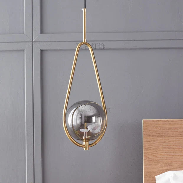 DecorBites™ Glass Ball Pendant Lighting for Bedroom and Bathroom Décor