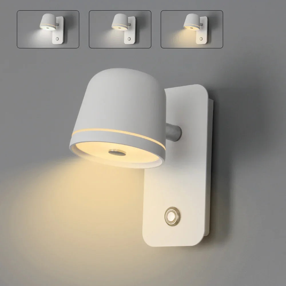 Runar - LED Dimmable Wall Lamp with Switch