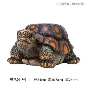 DecorBites™ Animal Resin Sculpture Footstool Seat - Creative Cartoon Statue Chair Stool