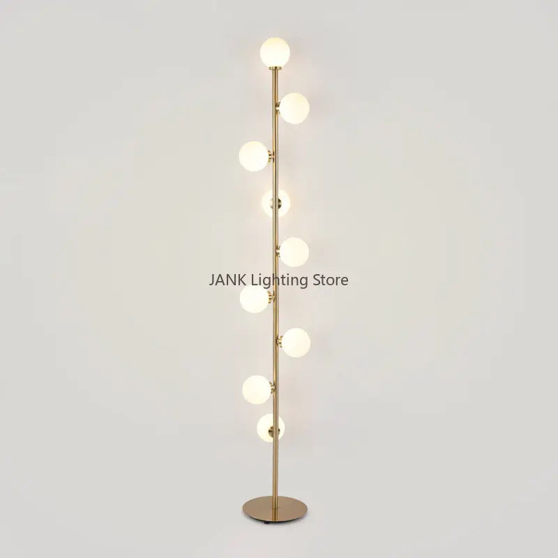 DecorBites™ Glass Ball Standing Lamp Set: Nordic Postmodern Minimalist Magic Beans Style