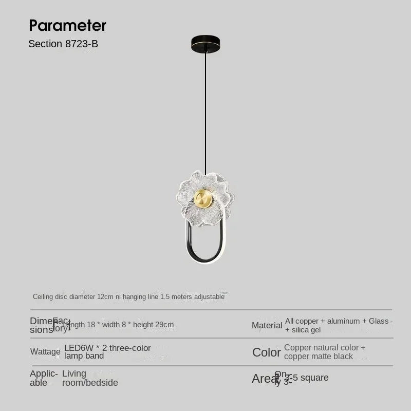 "Lámpara de pared de cristal LED DecorBites™: Decoración moderna para el hogar, ideal para dormitorio, sala de estar o pasillo"