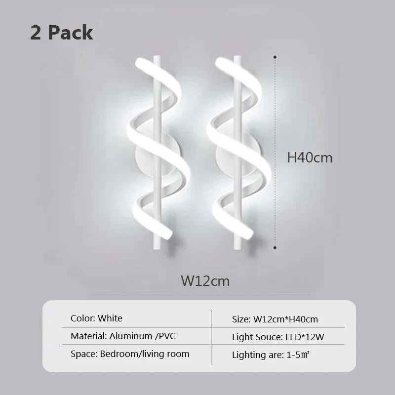 Decorbites™ LED Wandlampe: Minimalistische nordische Wandlampe für Schlafzimmer, Wohnzimmer und Flur.