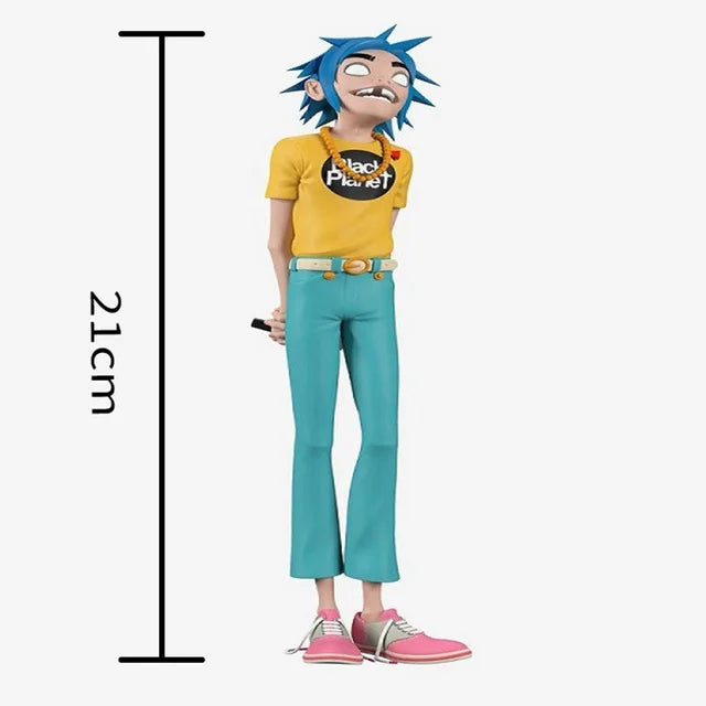 DecorBites™ Gorillaz Band Resin Action Figure Set - 2D Noodle Murdoc Russel Model Dolls